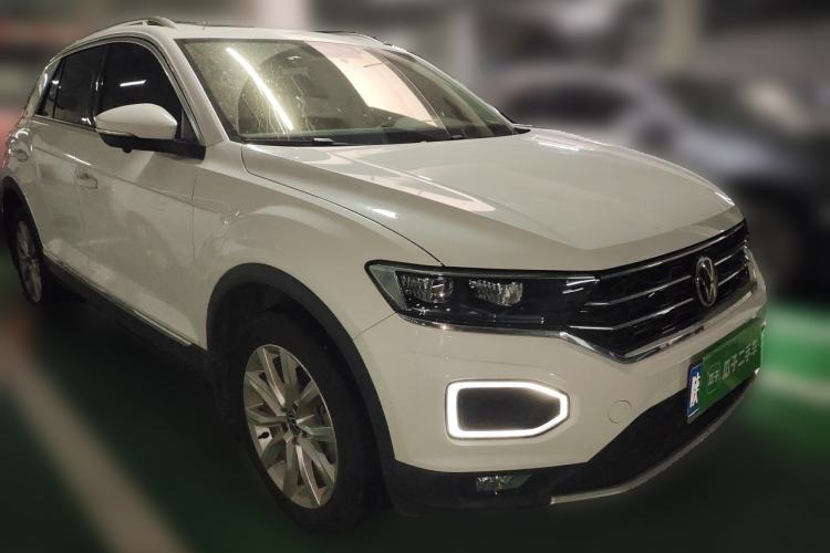 Used Volkswagen T-ROC 2021 Revised Version 280TSI DSG Two-Wheel Drive Elite Connect Edition Front Right 45 Deg