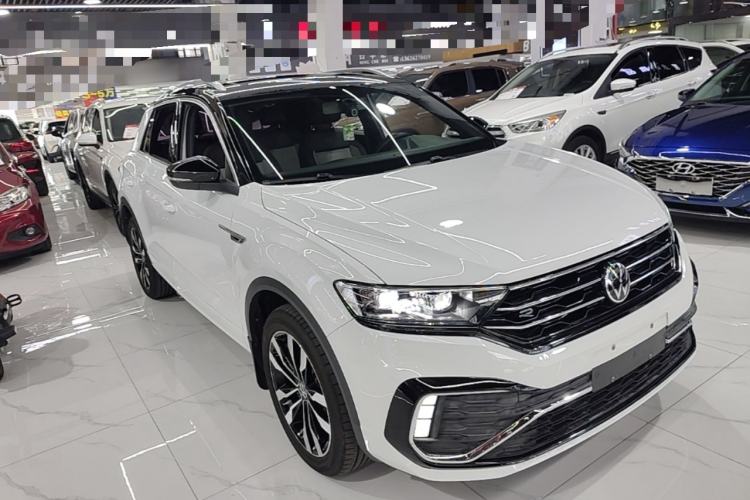 Used Volkswagen T-ROC 2021 280TSI DSG Two-Wheel Drive R-Line Pro Connected Version Front Right 45 Deg