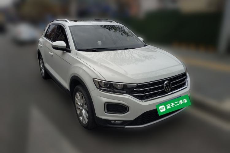 Used Volkswagen T-ROC 2021 Revised Version 280TSI DSG Two-Wheel Drive Elite Connect Edition Front Right 45 Deg