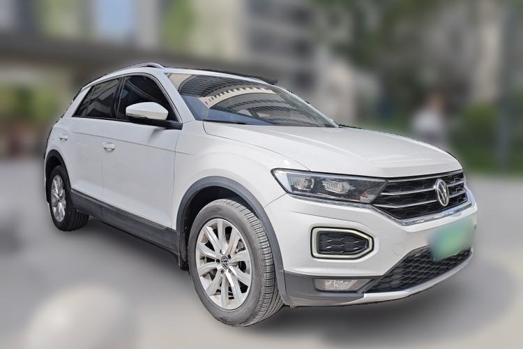 Used Volkswagen T-ROC 2021 280TSI DSG Two-Wheel Drive Elite Connect Edition Front Right 45 Deg