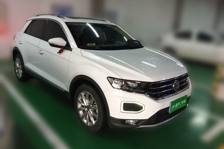 Used Volkswagen T-ROC 2021 280TSI DSG Two-Wheel Drive Elite Connect Edition Front Right 45 Deg