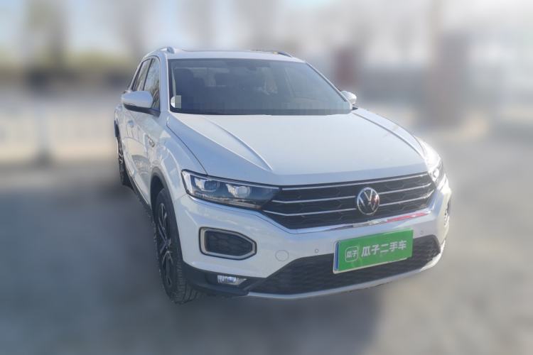 Used Volkswagen T-ROC 2021 280TSI DSG Two-Wheel Drive Luxury Smart Connectivity Version Front Right 45 Deg