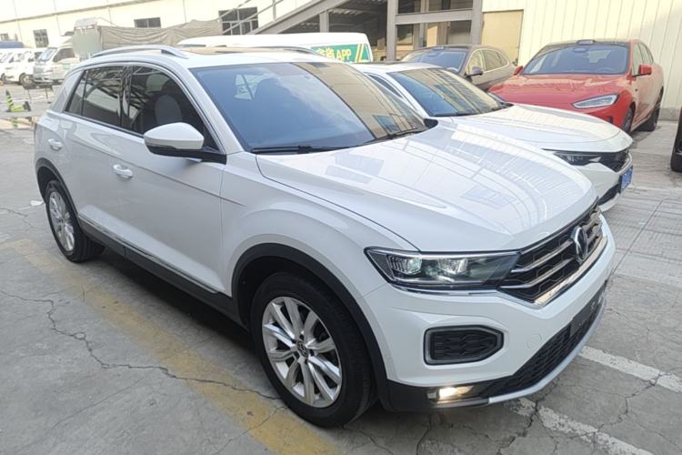 Used Volkswagen T-ROC 2021 Revised Version 280TSI DSG Two-Wheel Drive Elite Connect Edition Front Right 45 Deg