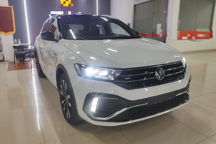 Used Volkswagen T-ROC 2021 Revised Version 280TSI DSG Two-Wheel Drive R-Line Pro Connected Car Edition Front Right 45 Deg