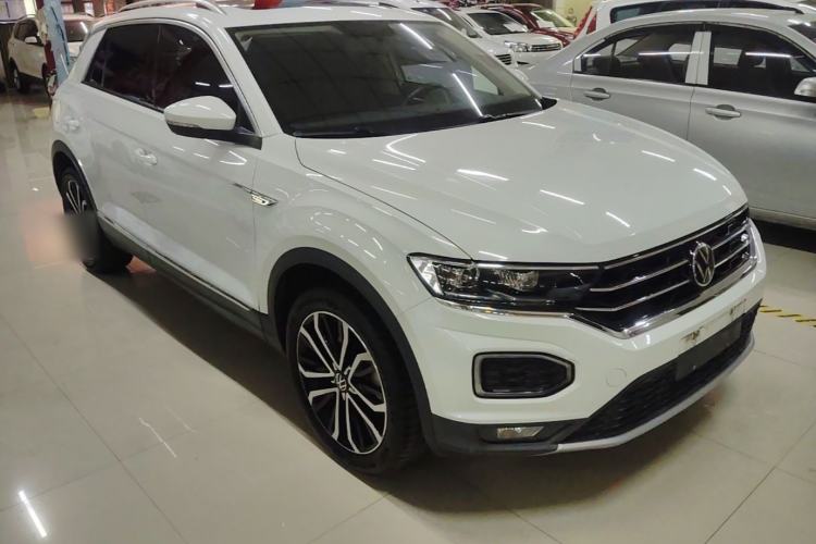 Used Volkswagen T-ROC 2021 280TSI DSG Two-Wheel Drive Comfort Connect Edition Front Right 45 Deg