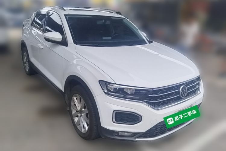 Used Volkswagen T-ROC 2021 280TSI DSG Two-Wheel Drive Elite Connect Edition Front Right 45 Deg