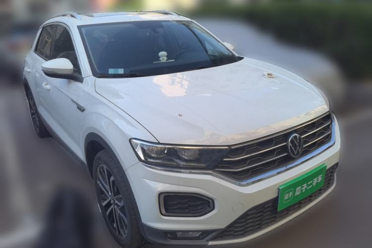 Used Volkswagen T-ROC 2021 Revised Version 280TSI DSG Two-Wheel Drive Comfort & Smart Connectivity Edition Front Right 45 Deg