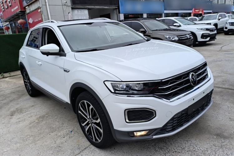Used Volkswagen T-ROC 2021 280TSI DSG Two-Wheel Drive Comfort Connect Edition Front Right 45 Deg