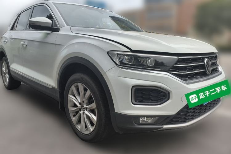Used Volkswagen T-ROC 2021 280TSI DSG Two-Wheel Drive Elite Connect Edition Front Right 45 Deg
