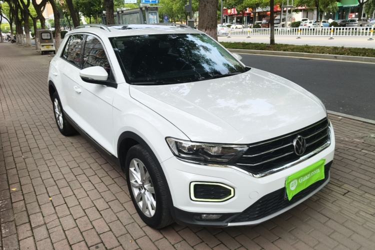 Used Volkswagen T-ROC 2021 280TSI DSG Two-Wheel Drive Elite Connect Edition Front Right 45 Deg