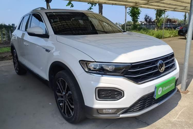 Used Volkswagen T-ROC 2021 Revised Version 280TSI DSG Two-Wheel Drive Comfort & Smart Connectivity Edition Front Right 45 Deg