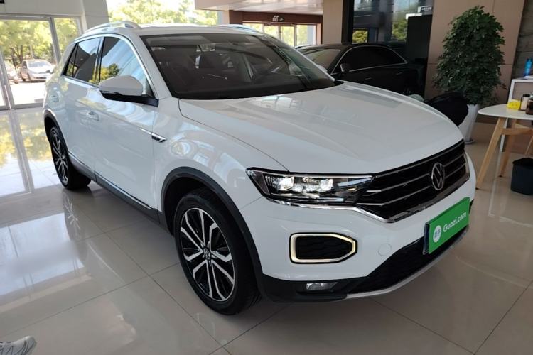 Used Volkswagen T-ROC 2021 280TSI DSG Two-Wheel Drive Comfort Connect Edition Front Right 45 Deg