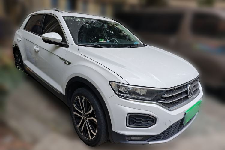 Used Volkswagen T-ROC 2021 280TSI DSG Two-Wheel Drive Comfort Connect Edition Front Right 45 Deg