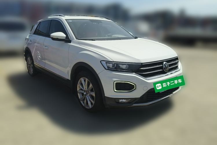 Used Volkswagen T-ROC 2021 280TSI DSG Two-Wheel Drive Elite Connect Edition Front Right 45 Deg