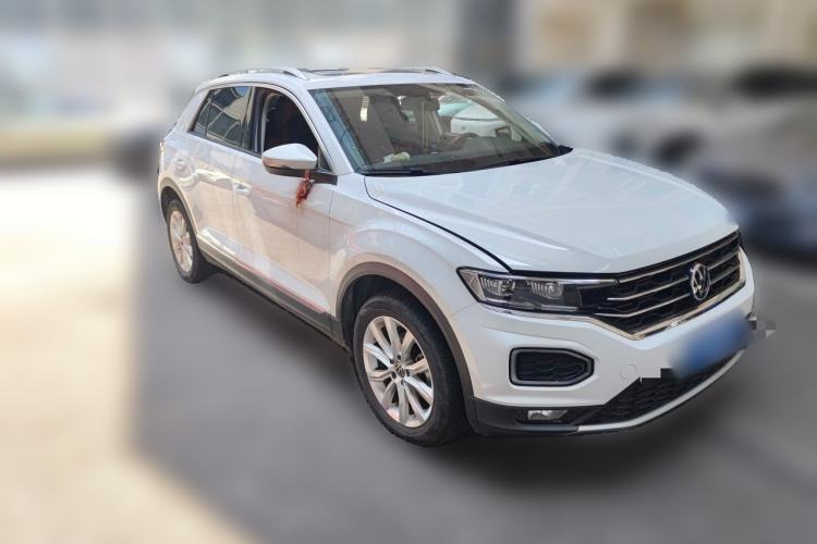 Used Volkswagen T-ROC 2021 280TSI DSG Two-Wheel Drive Elite Connect Edition Front Right 45 Deg