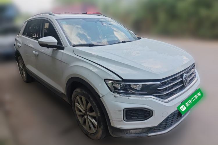 Used Volkswagen T-ROC 2021 Revised Version 280TSI DSG Two-Wheel Drive Elite Connect Edition Front Right 45 Deg