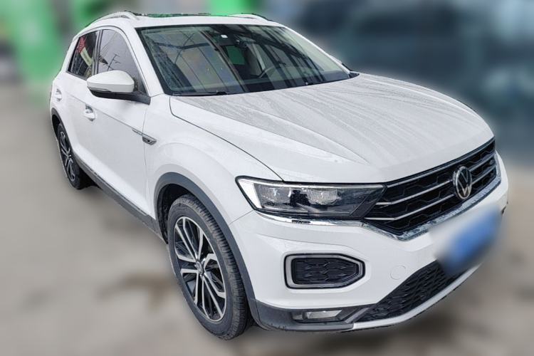 Used Volkswagen T-ROC 2021 280TSI DSG Two-Wheel Drive Comfort Connect Edition Front Right 45 Deg