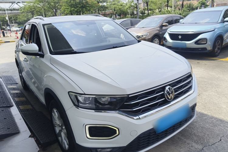 Used Volkswagen T-ROC 2021 Revised Version 280TSI DSG Two-Wheel Drive Elite Connect Edition Front Right 45 Deg