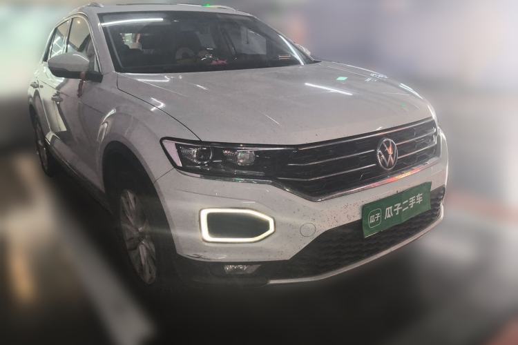 Used Volkswagen T-ROC 2021 Revised Version 280TSI DSG Two-Wheel Drive Elite Connect Edition Front Right 45 Deg