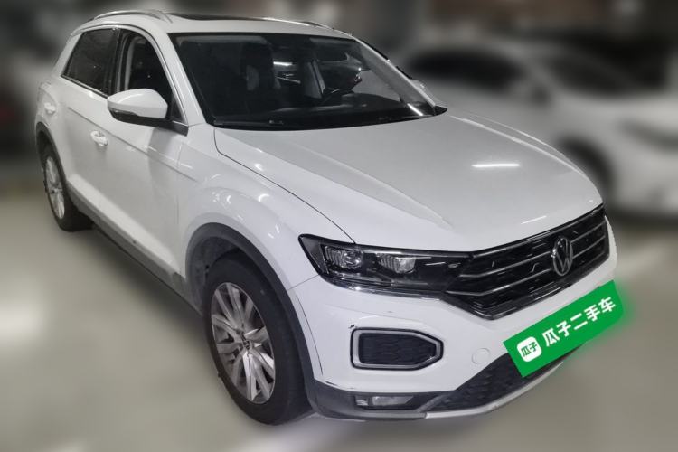 Used Volkswagen T-ROC 2021 280TSI DSG Two-Wheel Drive Elite Connect Edition Front Right 45 Deg