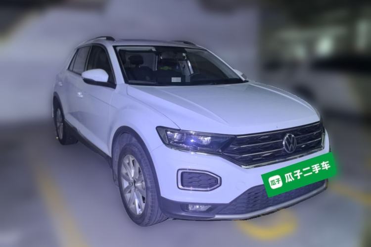 Used Volkswagen T-ROC 2021 Revised Version 280TSI DSG Two-Wheel Drive Elite Connect Edition Front Right 45 Deg