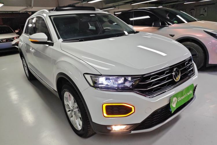 Used Volkswagen T-ROC 2021 Revised Version 280TSI DSG Two-Wheel Drive Elite Connect Edition Front Right 45 Deg