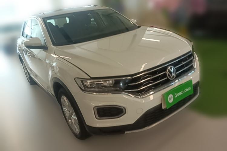 Used Volkswagen T-ROC 2021 280TSI DSG Two-Wheel Drive Elite Connect Edition Front Right 45 Deg