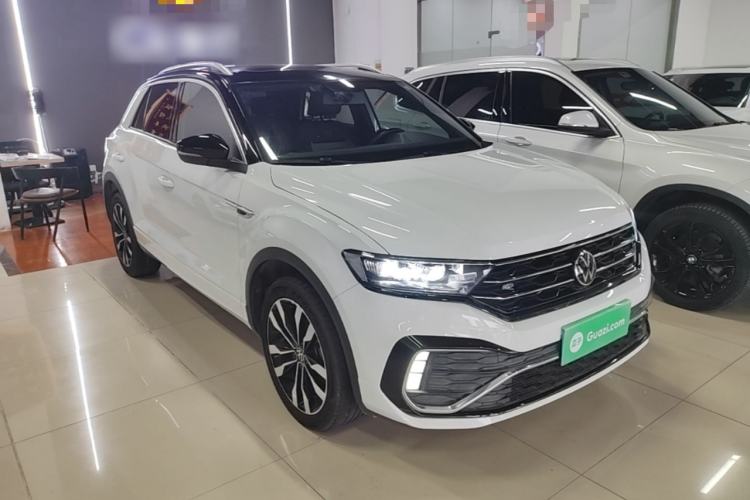 Used Volkswagen T-ROC 2021 280TSI DSG Two-Wheel Drive R-Line Pro Connected Version Front Right 45 Deg