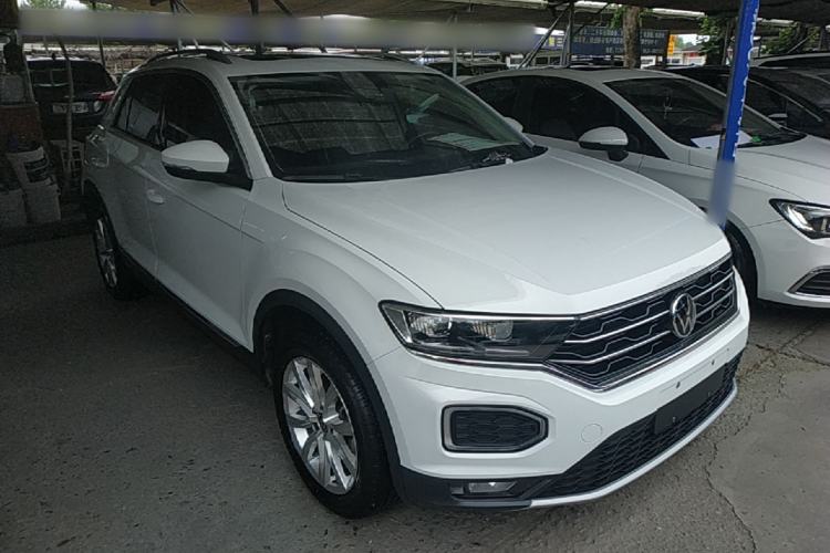 Used Volkswagen T-ROC 2021 280TSI DSG Two-Wheel Drive Elite Connect Edition Front Right 45 Deg
