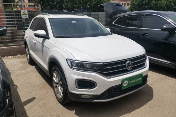 Used Volkswagen T-ROC 2021 Revised Version 280TSI DSG Two-Wheel Drive Elite Connect Edition Front Right 45 Deg