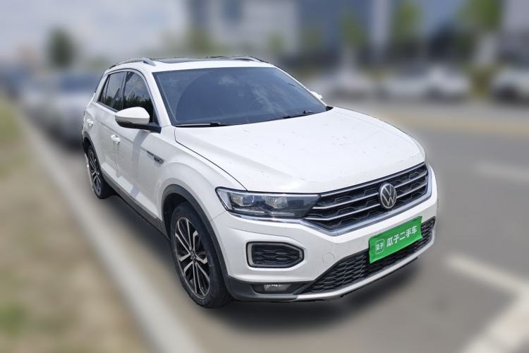 Used Volkswagen T-ROC 2021 Revised Version 280TSI DSG Two-Wheel Drive Comfort & Smart Connectivity Edition Front Right 45 Deg