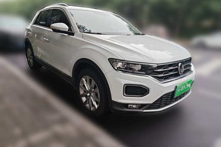 Used Volkswagen T-ROC 2021 280TSI DSG Two-Wheel Drive Elite Connect Edition Front Right 45 Deg
