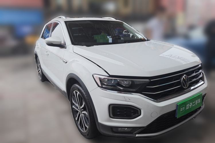 Used Volkswagen T-ROC 2021 280TSI DSG Two-Wheel Drive Comfort Connect Edition Front Right 45 Deg