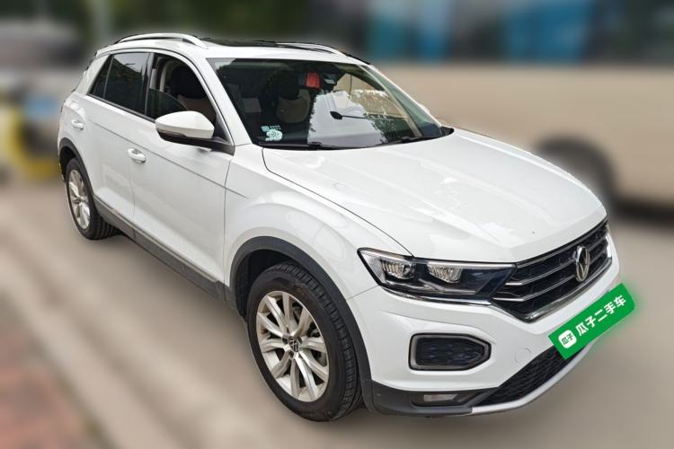 Used Volkswagen T-ROC 2021 Revised Version 280TSI DSG Two-Wheel Drive Elite Connect Edition Front Right 45 Deg