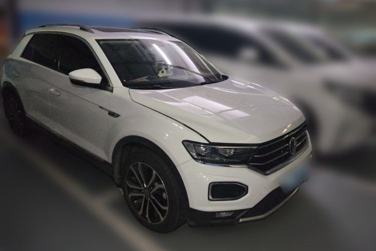 Used Volkswagen T-ROC 2021 280TSI DSG Two-Wheel Drive Comfort Connect Edition Front Right 45 Deg