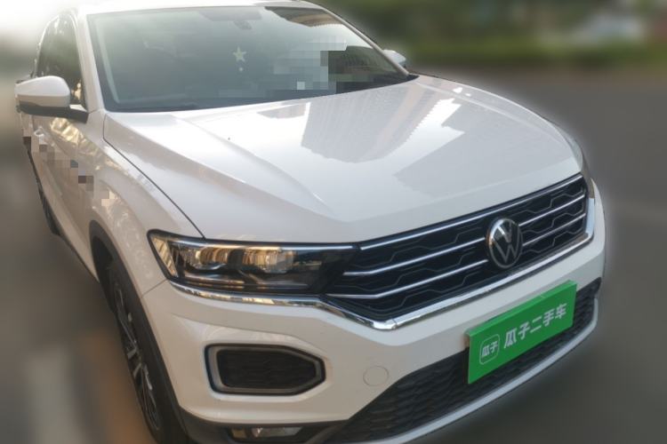 Used Volkswagen T-ROC 2021 280TSI DSG Two-Wheel Drive Comfort Connect Edition Front Right 45 Deg