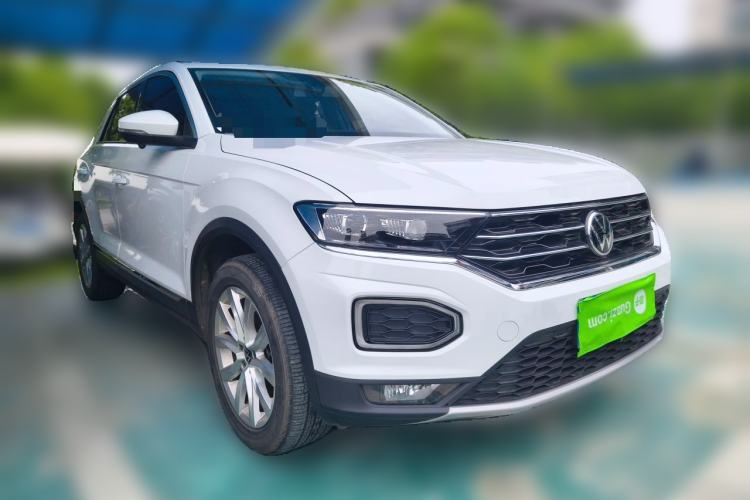 Used Volkswagen T-ROC 2021 280TSI DSG Two-Wheel Drive Elite Connect Edition Front Right 45 Deg
