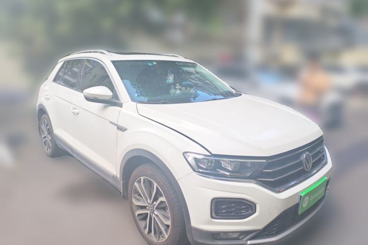Used Volkswagen T-ROC 2021 280TSI DSG Two-Wheel Drive Comfort Connect Edition Front Right 45 Deg