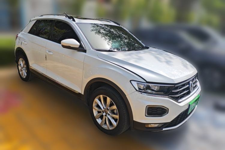 Used Volkswagen T-ROC 2021 280TSI DSG Two-Wheel Drive Elite Connect Edition Front Right 45 Deg