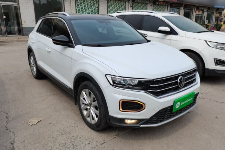 Used Volkswagen T-ROC 2021 280TSI DSG Two-Wheel Drive Elite Connect Edition Front Right 45 Deg