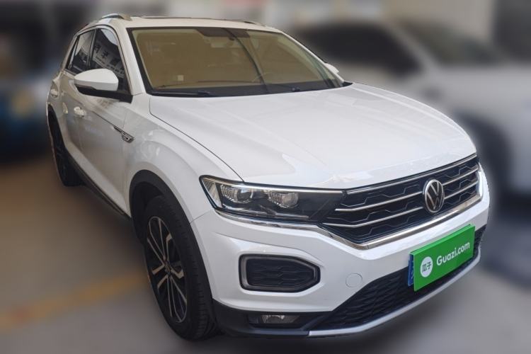 Used Volkswagen T-ROC 2021 280TSI DSG Two-Wheel Drive Comfort Connect Edition Front Right 45 Deg