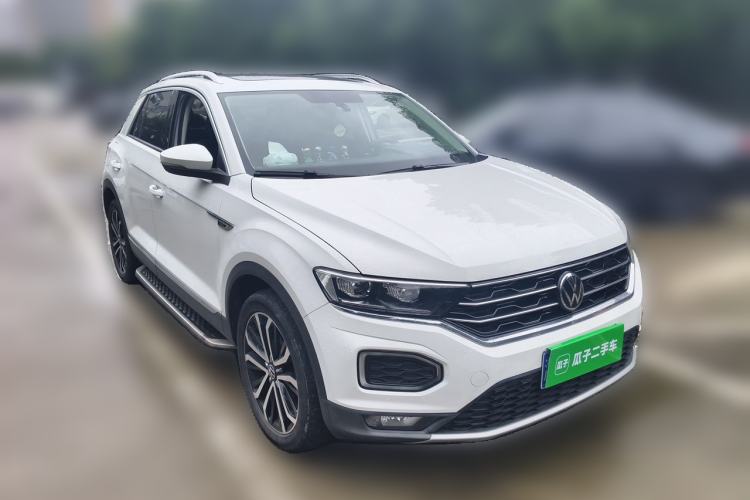 Used Volkswagen T-ROC 2021 280TSI DSG Two-Wheel Drive Comfort Connect Edition Front Right 45 Deg