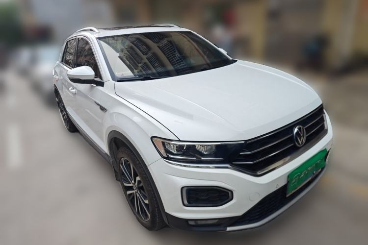 Used Volkswagen T-ROC 2021 280TSI DSG Two-Wheel Drive Luxury Smart Connectivity Version Front Right 45 Deg
