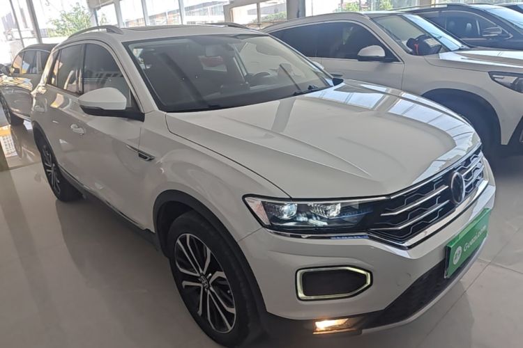 Used Volkswagen T-ROC 2021 280TSI DSG Two-Wheel Drive Comfort Connect Edition Front Right 45 Deg