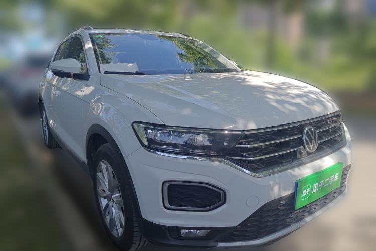 Used Volkswagen T-ROC 2021 Revised Version 280TSI DSG Two-Wheel Drive Elite Connect Edition Front Right 45 Deg