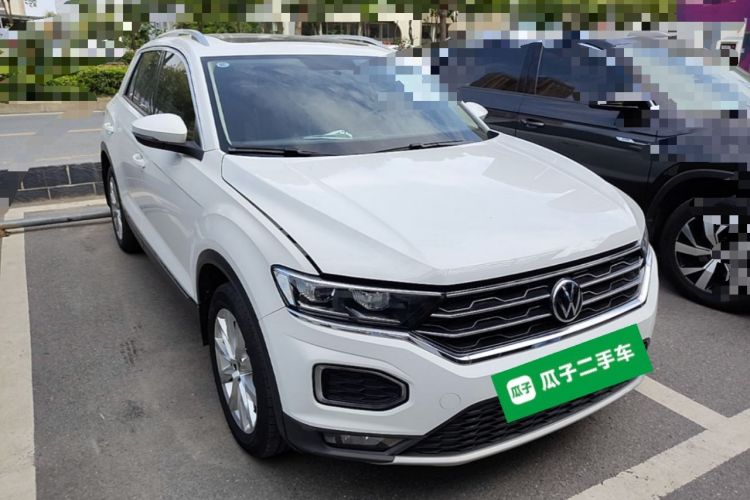 Used Volkswagen T-ROC 2021 280TSI DSG Two-Wheel Drive Elite Connect Edition Front Right 45 Deg