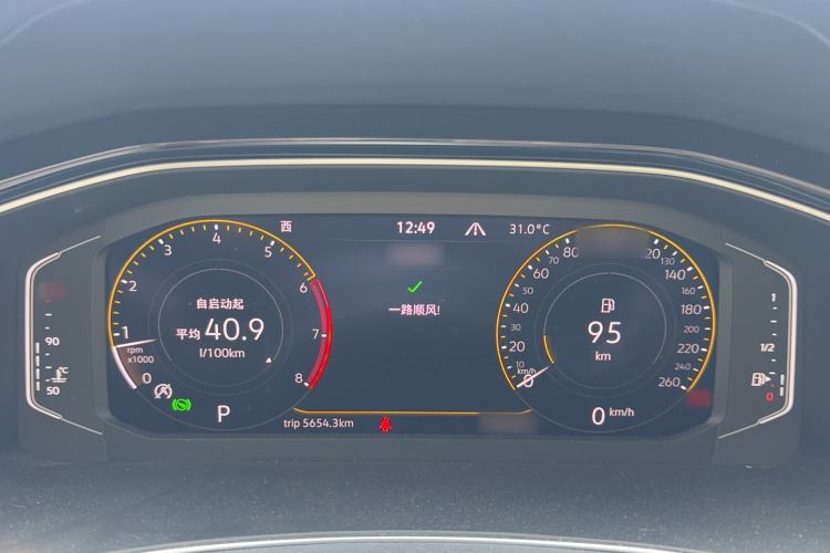Used Volkswagen T-ROC 2021 Revised Version 280TSI DSG Two-Wheel Drive Comfort & Smart Connectivity Edition Instrument Cluster