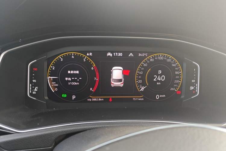 Used Volkswagen T-ROC 2021 280TSI DSG Two-Wheel Drive Comfort Connect Edition Instrument Cluster