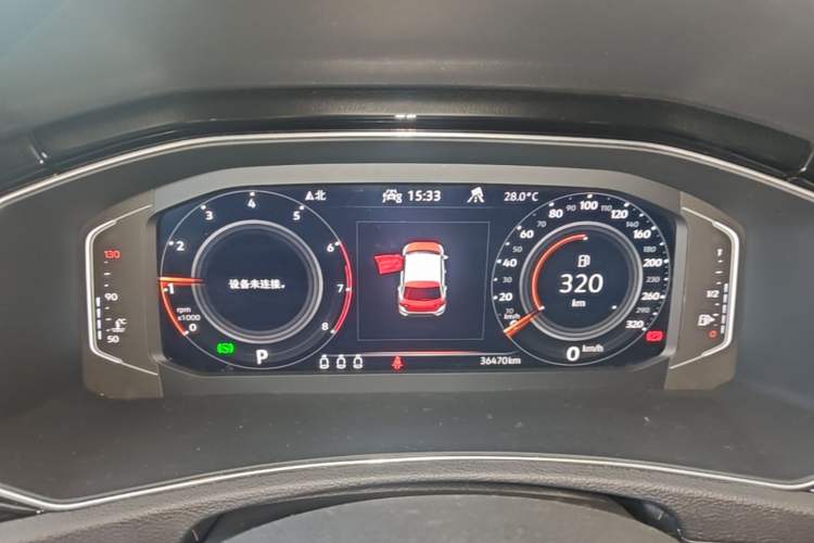 Used Volkswagen T-ROC 2021 280TSI DSG Two-Wheel Drive Comfort Connect Edition Instrument Cluster