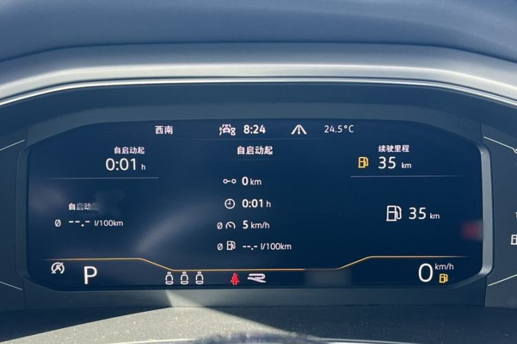 Used Volkswagen T-ROC 2021 280TSI DSG Two-Wheel Drive R-Line Pro Connected Version Instrument Cluster